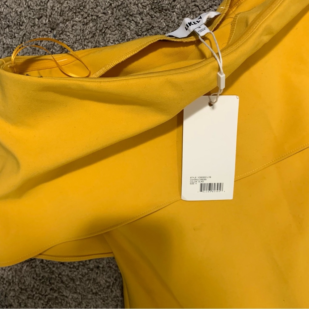 Strapless Yellow- orange dress - Picture 2 of 3